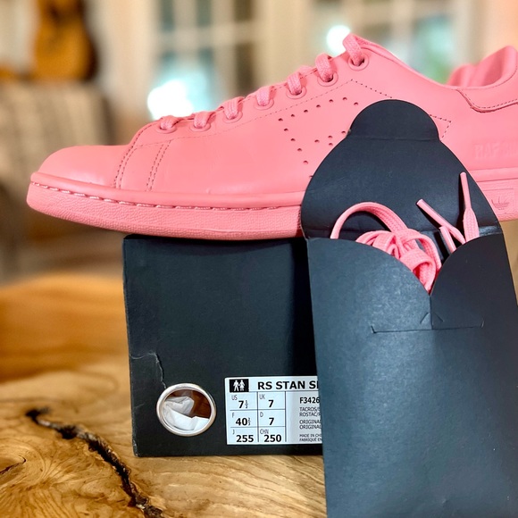 x RAF Simons Stan Smith leather sneakers EUC - Picture 7 of 7